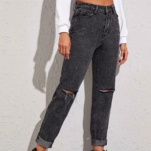 Straight leg jeans